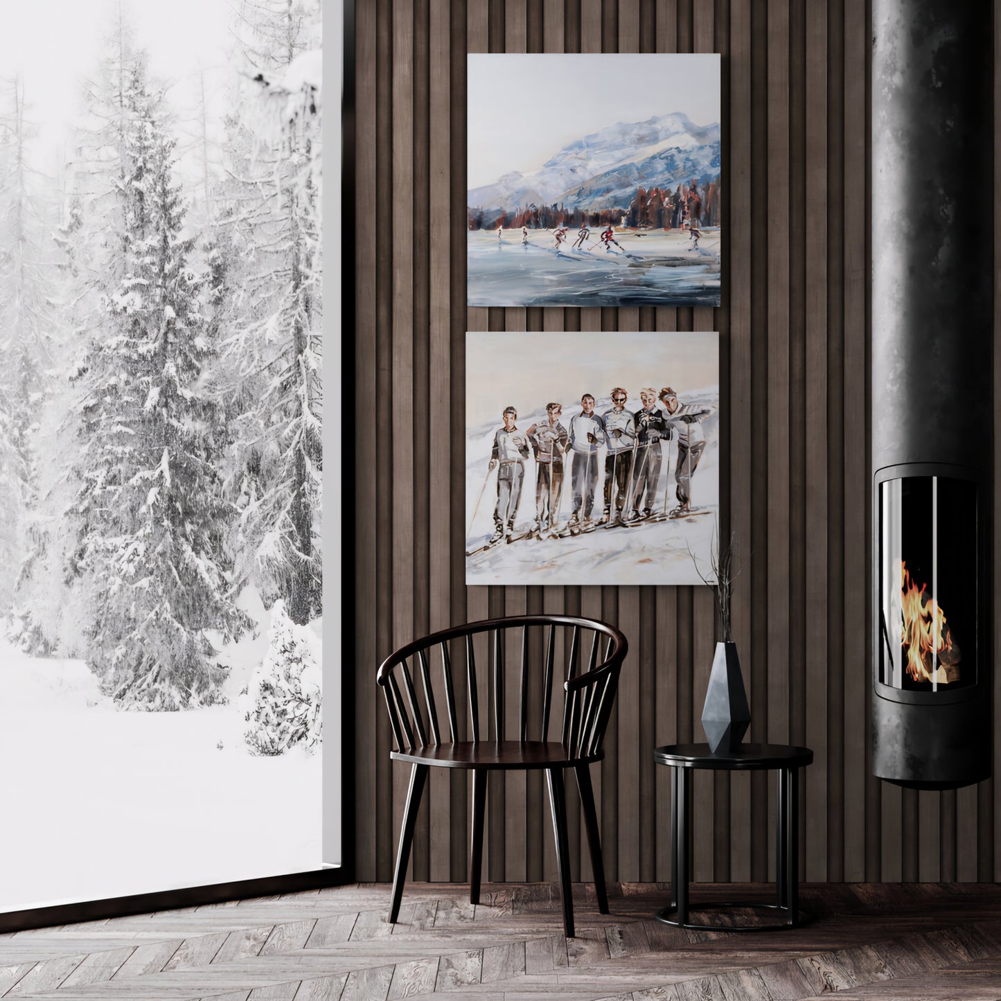 retro winter