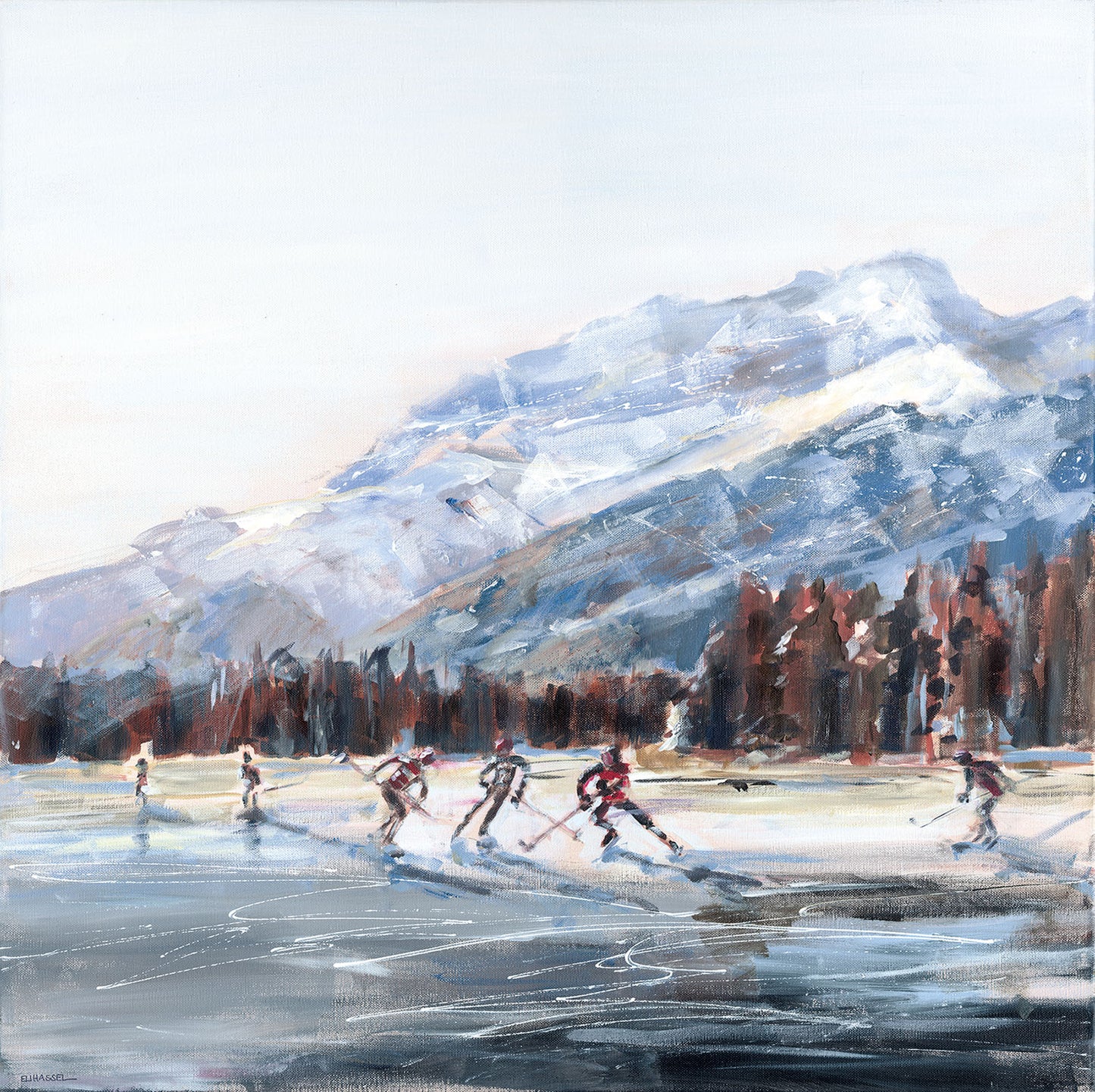 korteske – vintermotiv