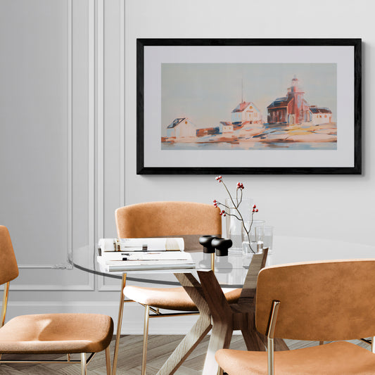 solnedgang på torbjørnskjær fyr